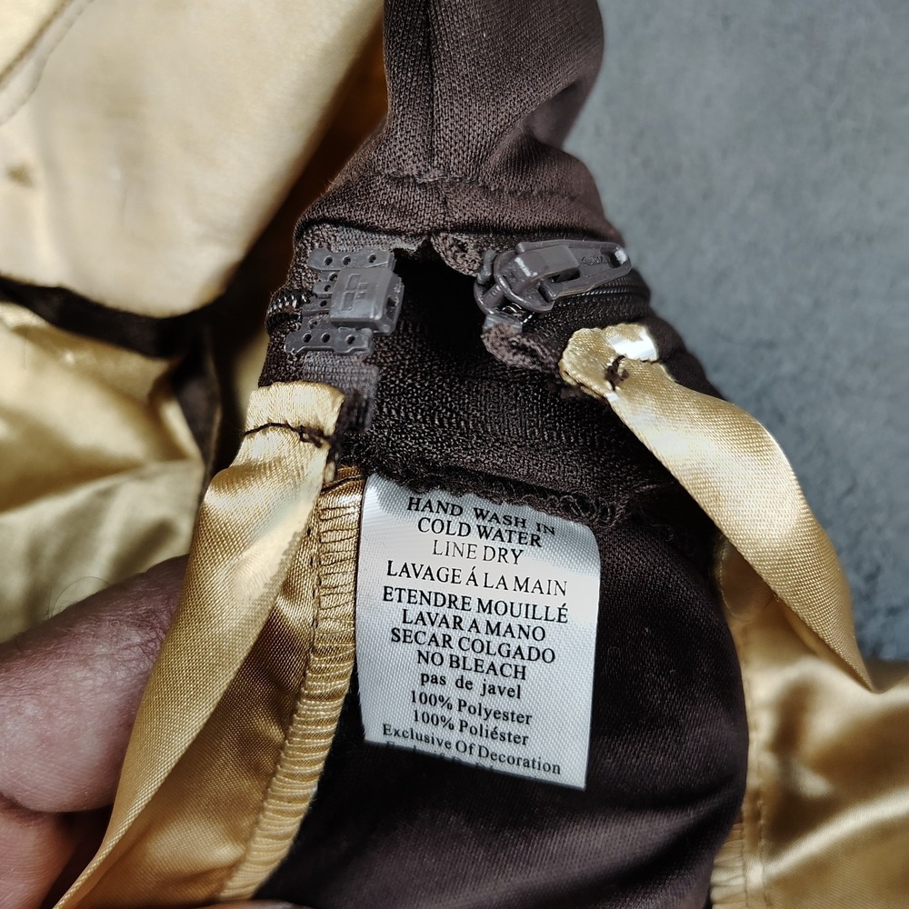 Dreamgirl Cosplay Warrior Queen Dress Skirt Medium Brown Gold Convertible Costum - Picture 6 of 12
